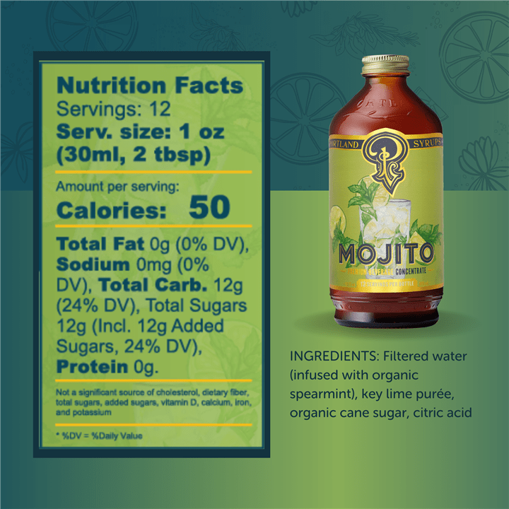 Mojito Syrup 12oz Beverage Mixer - Market 12
