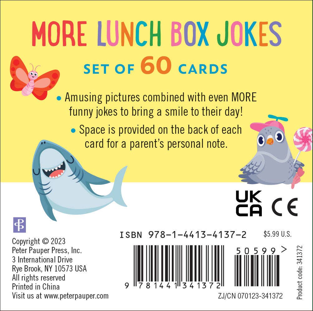 More Lunch Box Jokes Card Deck (Set of 60 cards) - Market 12
