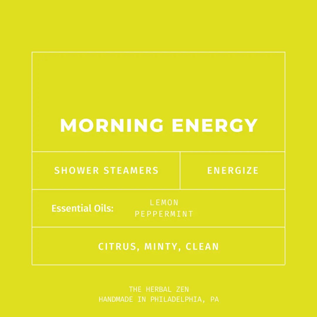 Morning Energy Shower Steamer| Peppermint+Lemon+Rosemary - Market 12