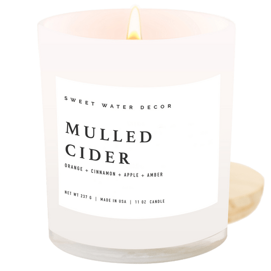 Mulled Cider 11 oz Soy Candle - Fall Decor & Gifts - Market 12