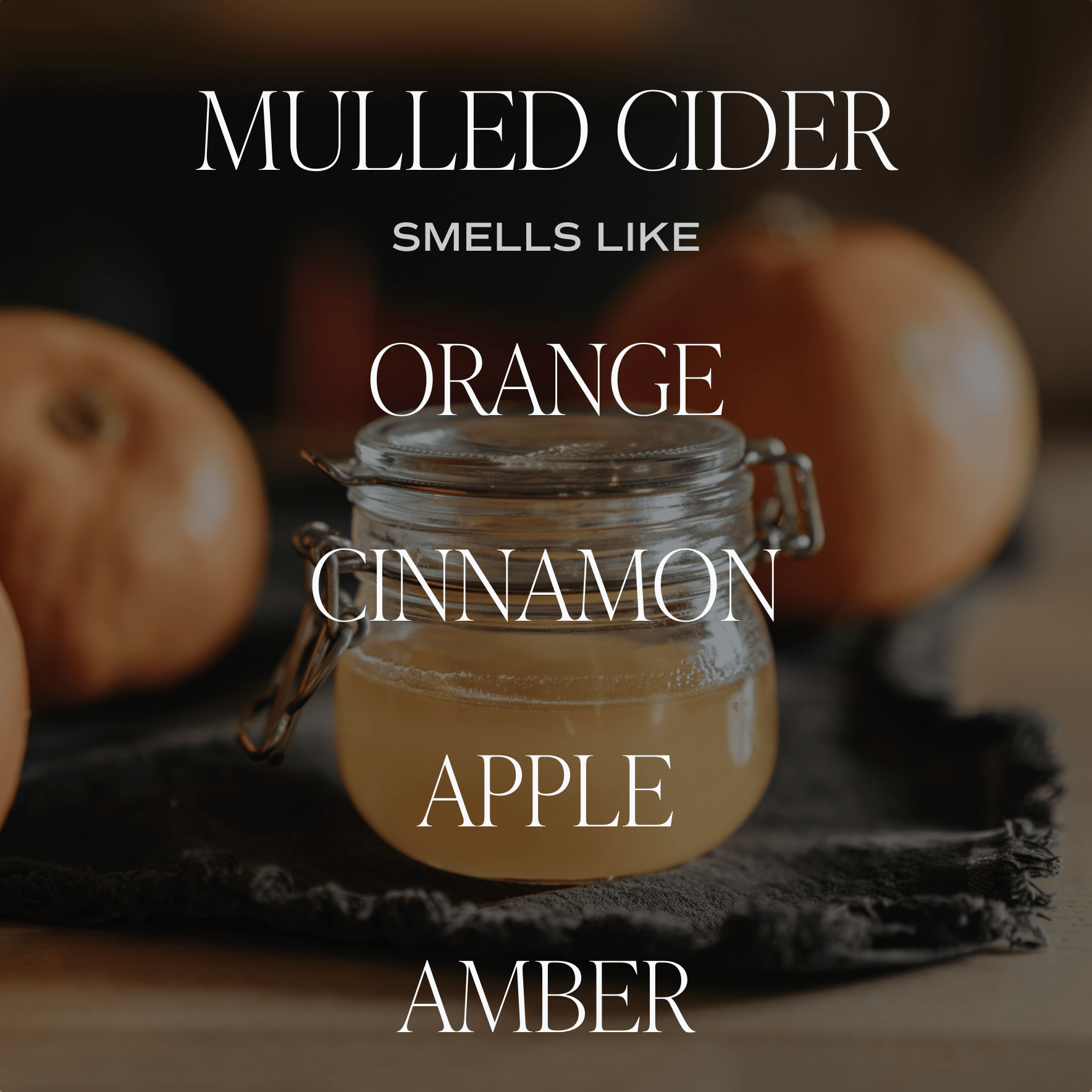 Mulled Cider 11 oz Soy Candle - Fall Decor & Gifts - Market 12