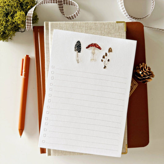 Mushroom checklist notepad - Market 12