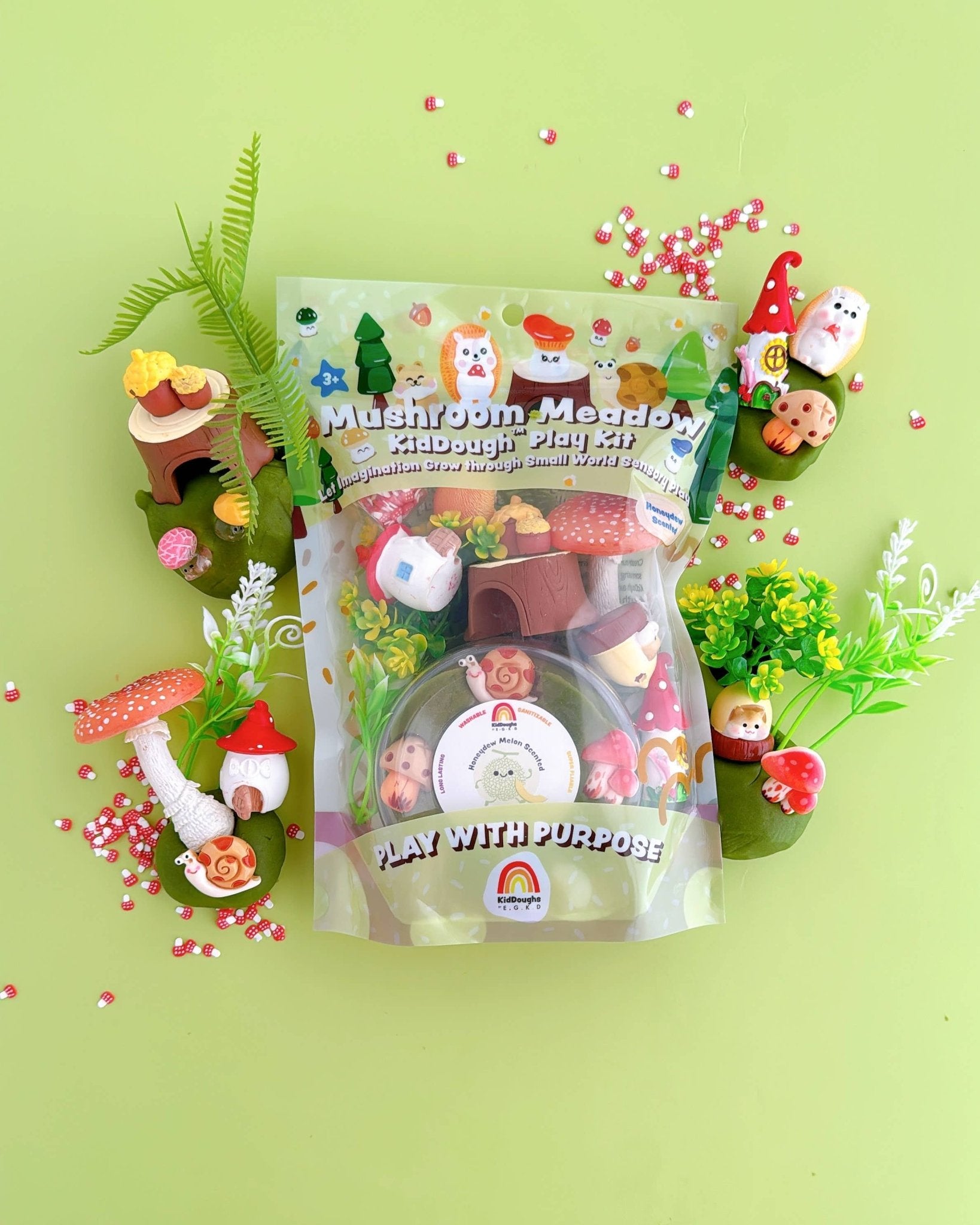 Mushroom Meadow KidDough Play Kit - Market 12