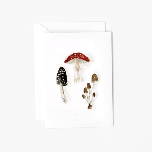 Mushrooms mini notecard - Market 12
