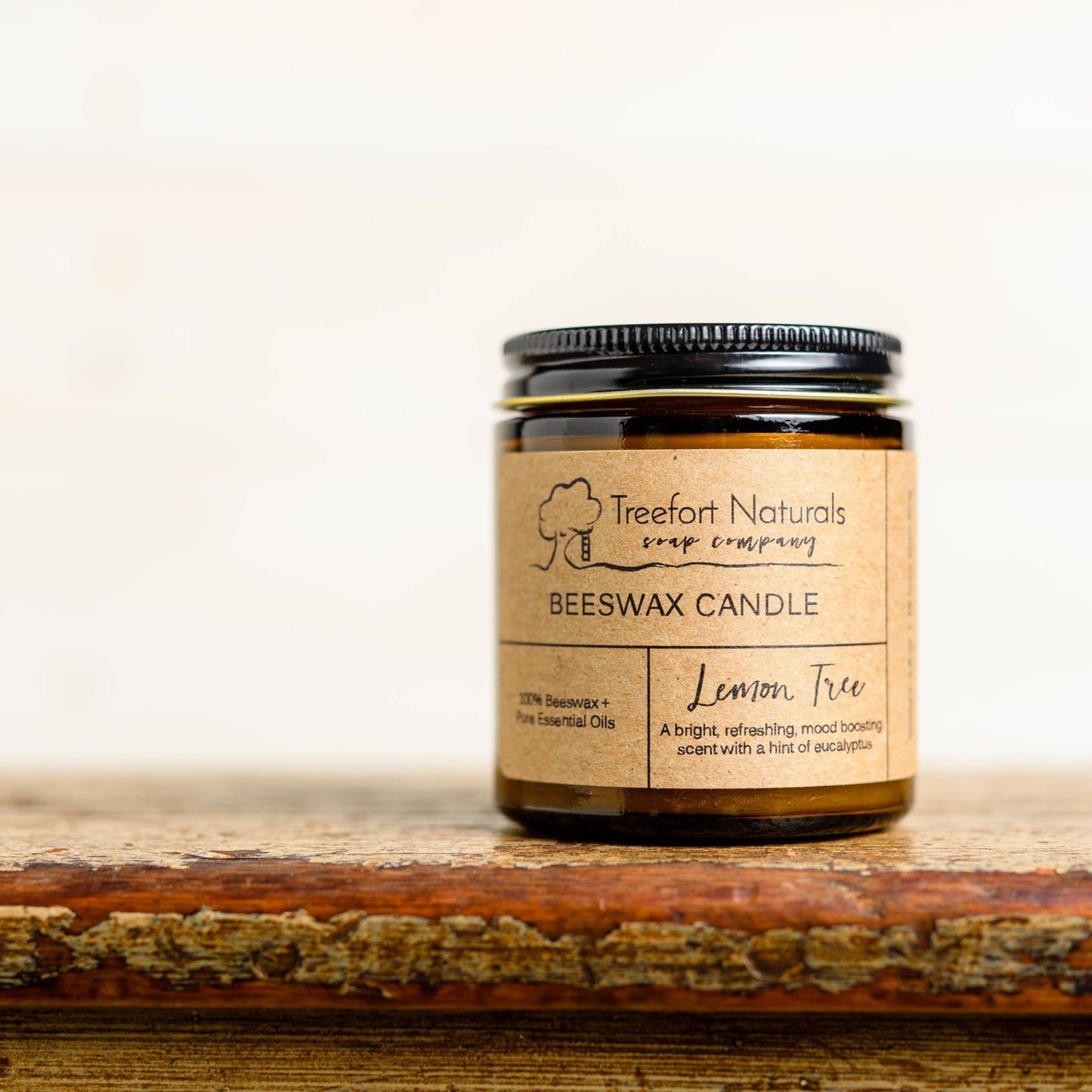 Natural Beeswax Candle - Market 12