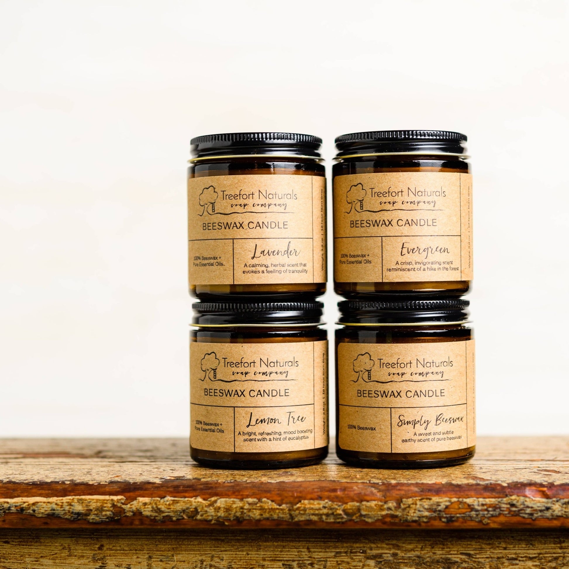 Natural Beeswax Candle - Market 12