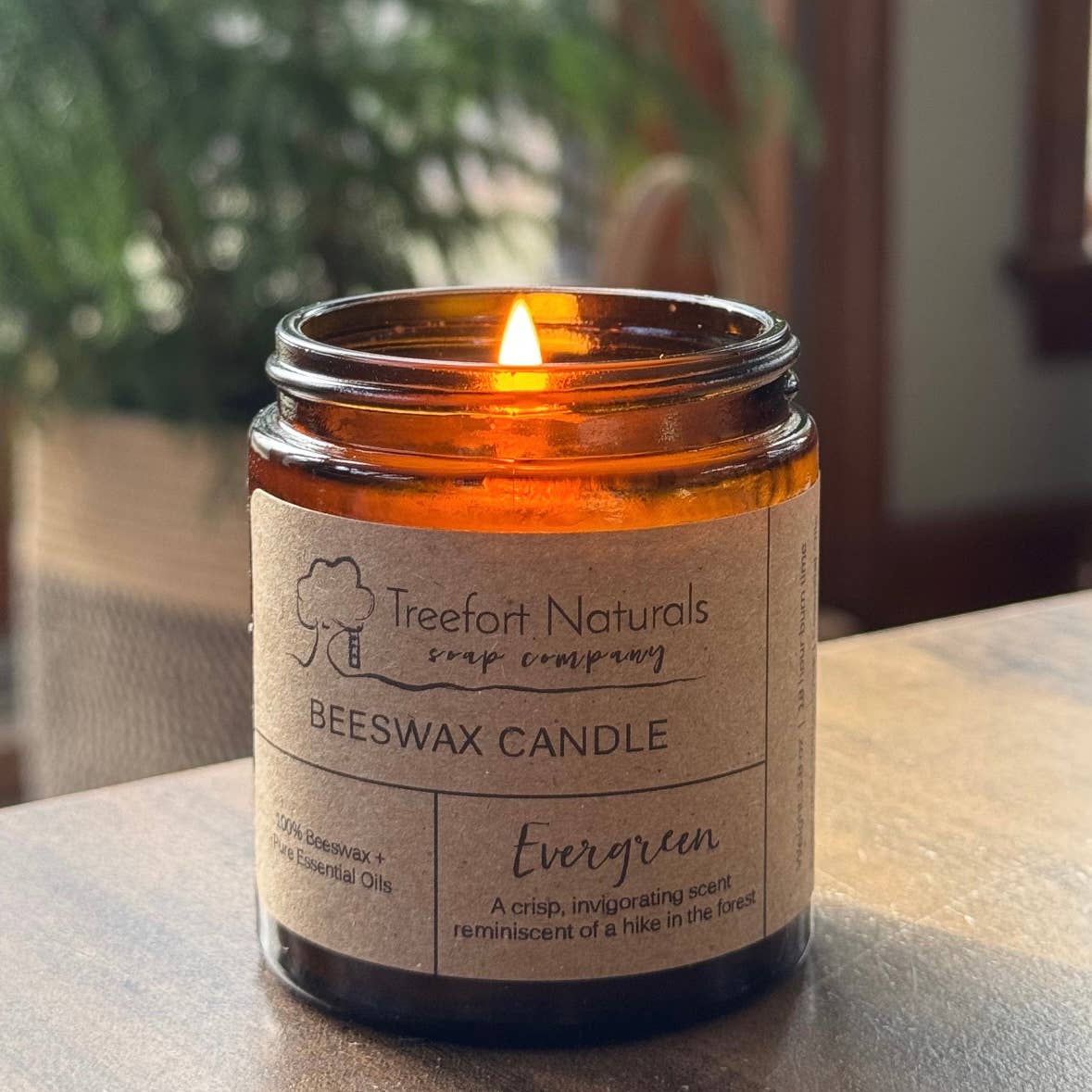 Natural Beeswax Candle - Market 12