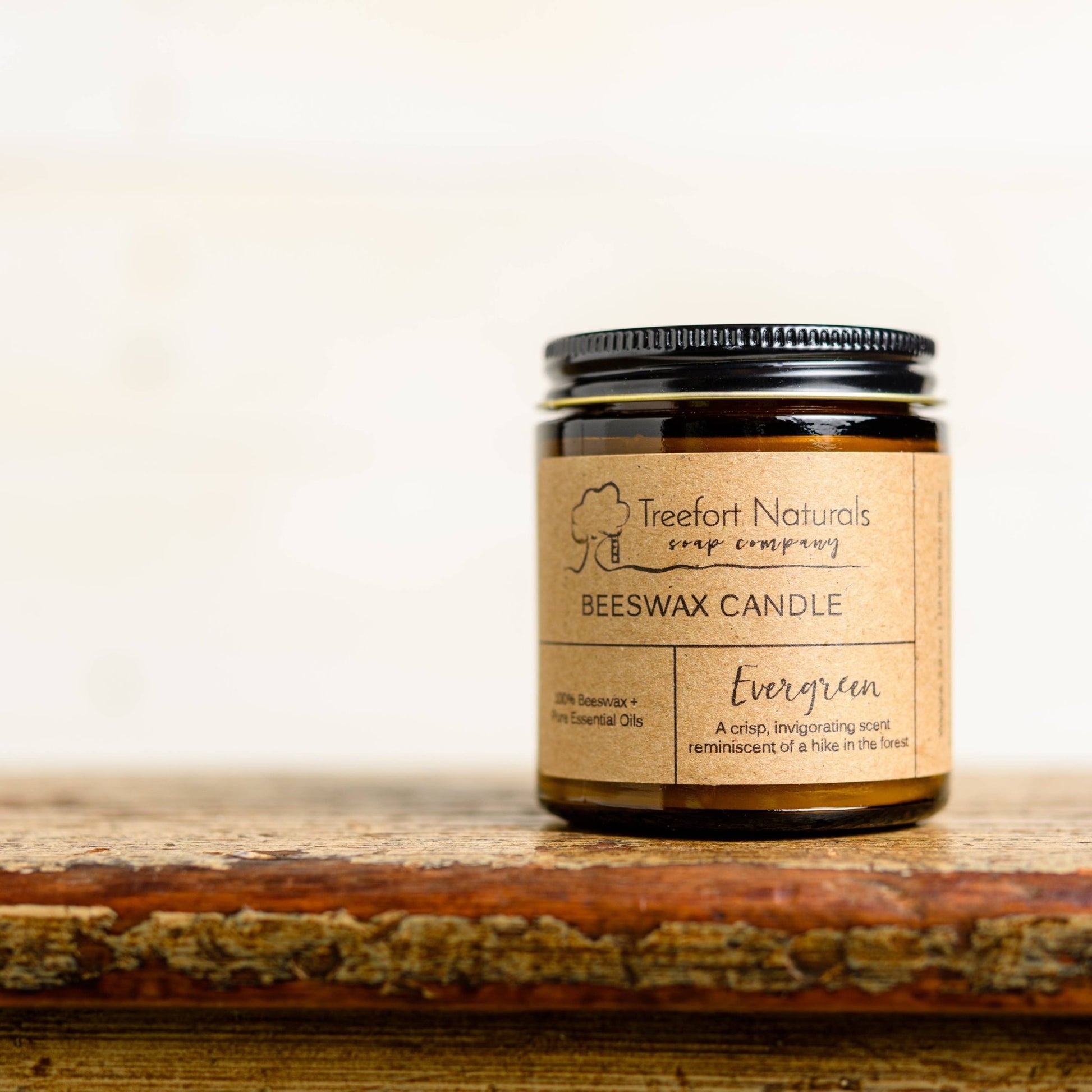 Natural Beeswax Candle - Market 12