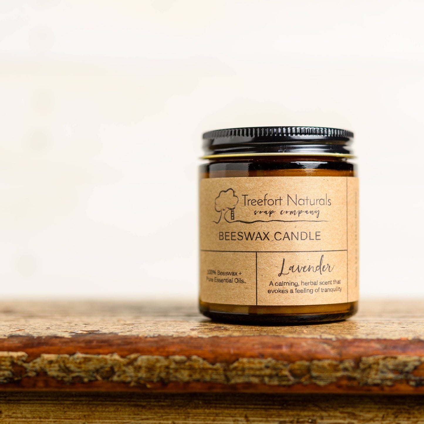 Natural Beeswax Candle - Market 12