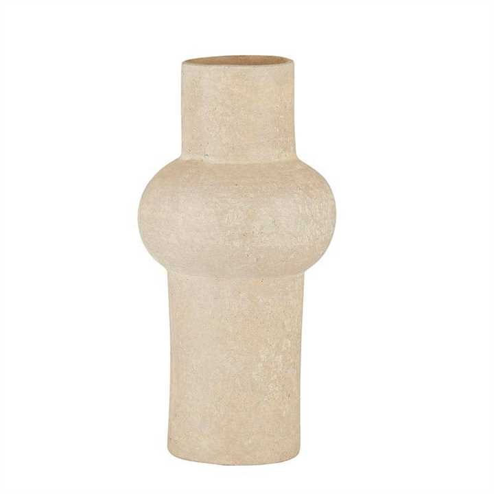 Natural Paper Mache Vase - Market 12