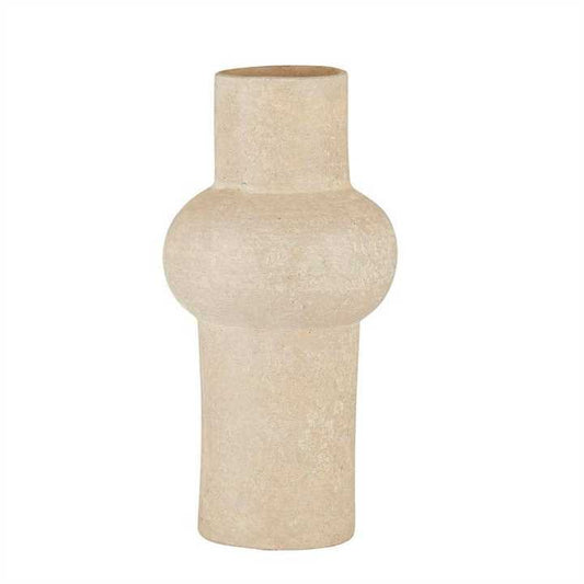 Natural Paper Mache Vase - Market 12