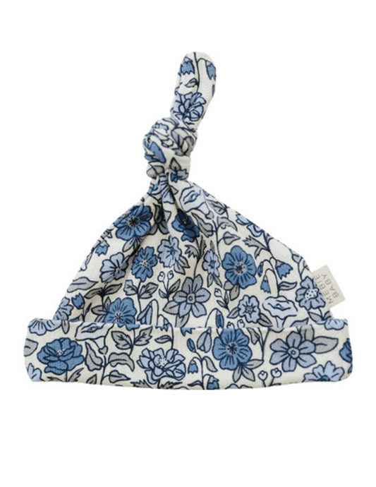 NB knot hat Bluebell mebie - Market 12