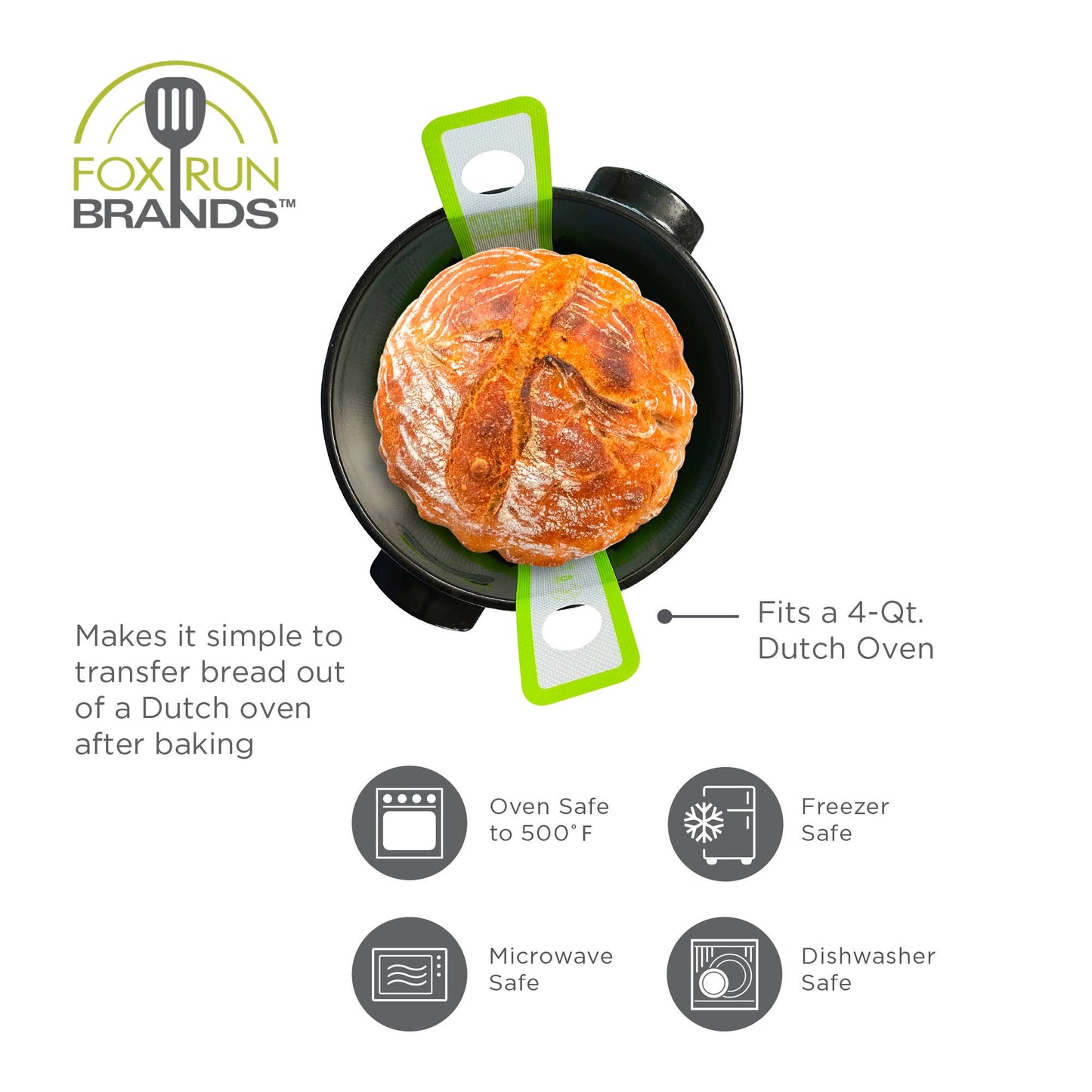 Non - Stick Silicone Bread Sling For Dutch Ovens - Market 12