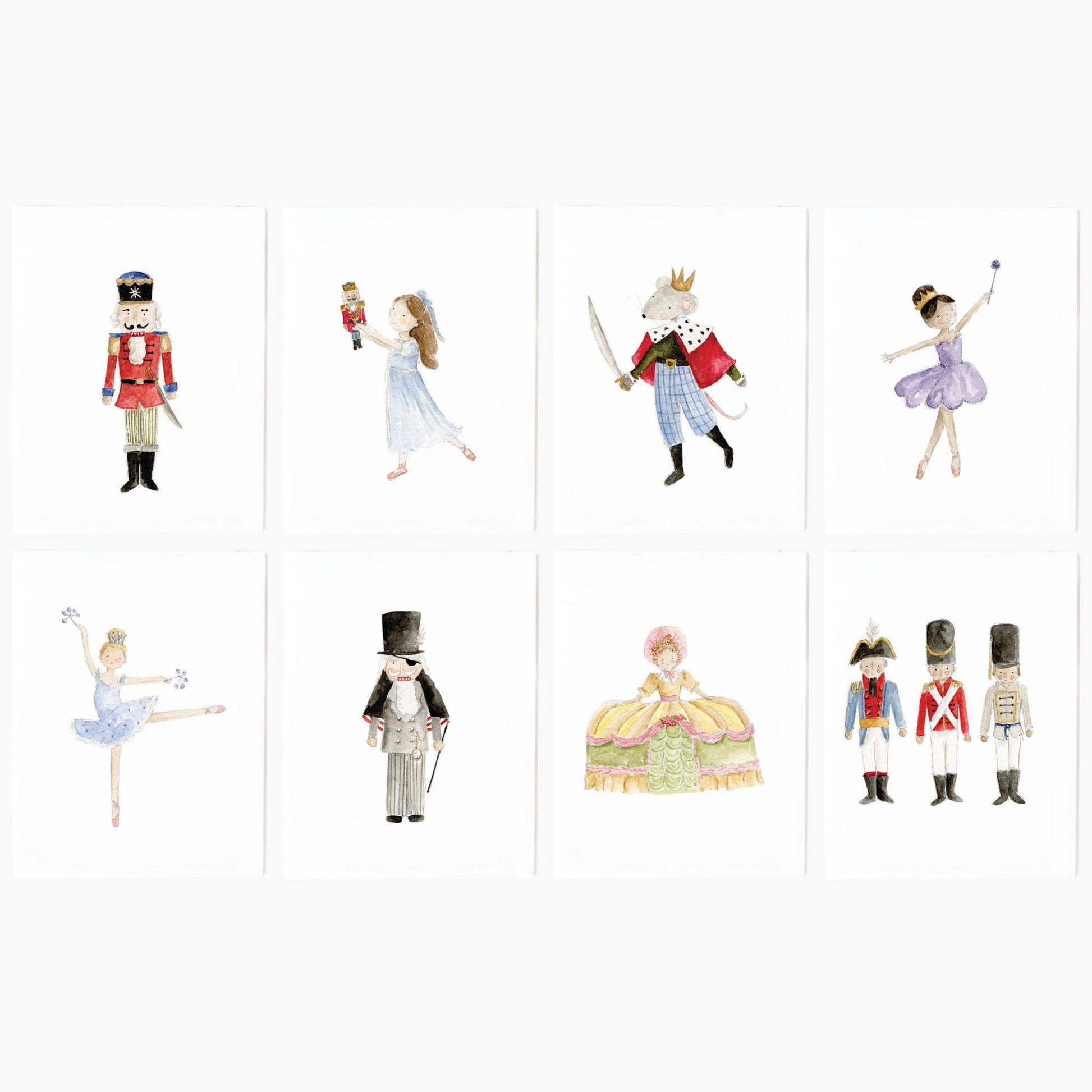 Nutcracker assorted notecard set - Market 12