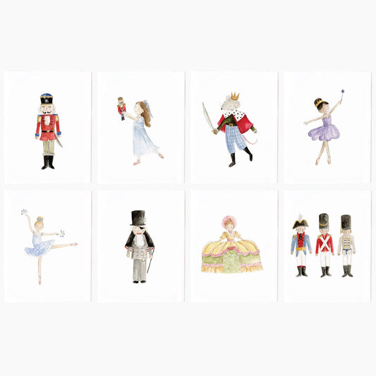 Nutcracker assorted notecard set - Market 12