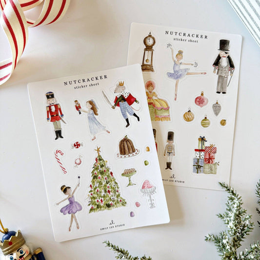 Nutcracker sticker sheets - Market 12