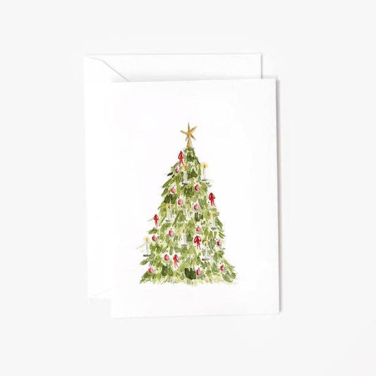 Nutcracker tree mini notecard - Market 12
