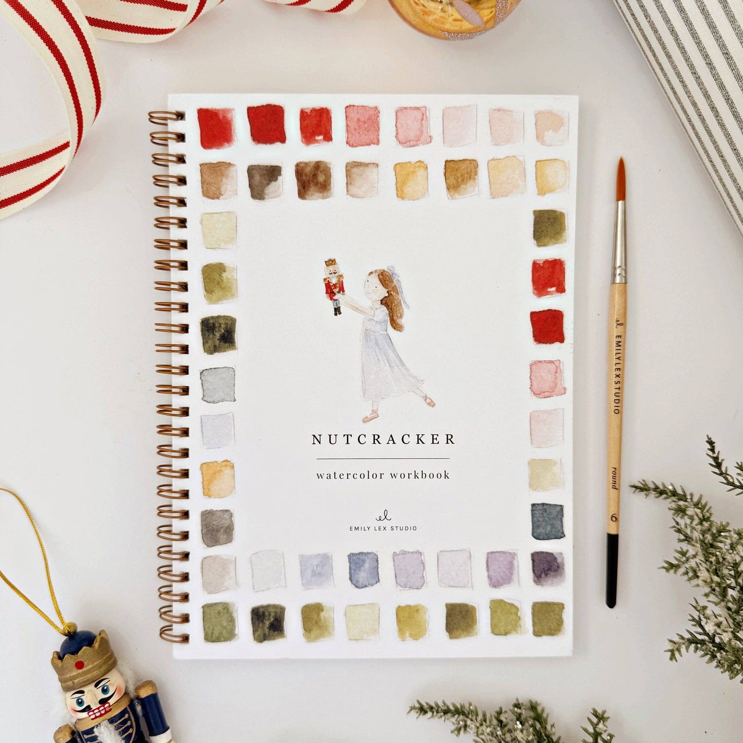 Nutcracker watercolor workbook - Market 12