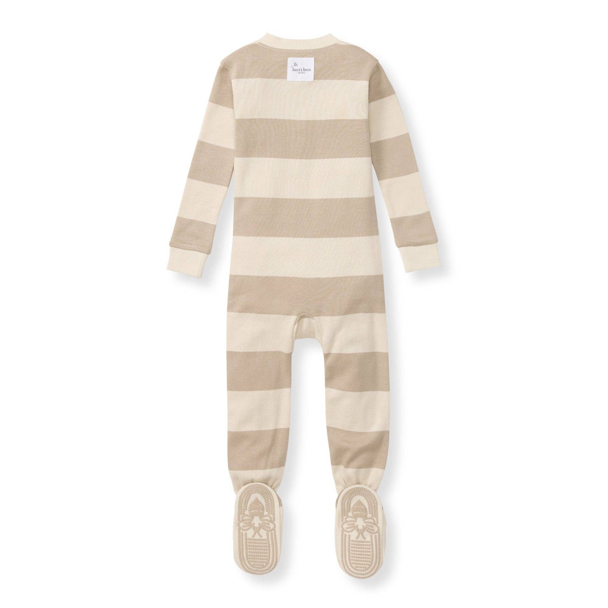 Oat Rugby Stripe Sleeper: Oat - Market 12
