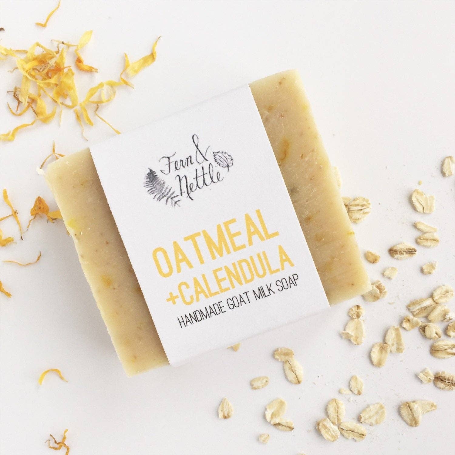 Oatmeal + Calendula Goat Milk Soap - Market 12