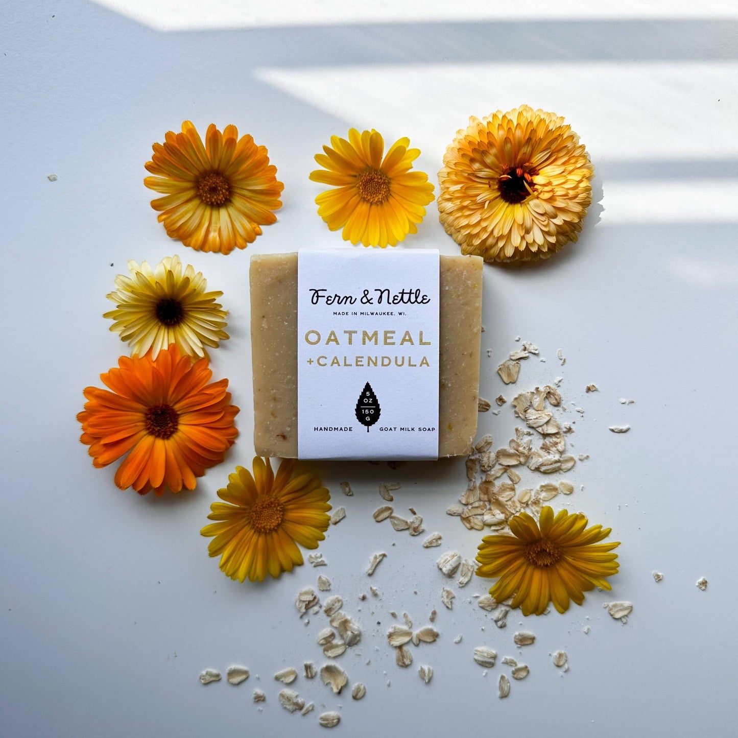 Oatmeal + Calendula Goat Milk Soap - Market 12