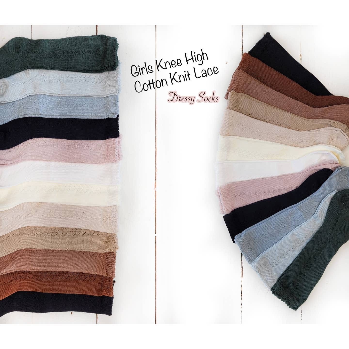 Olive & Cradle Knee Highs - Market 12