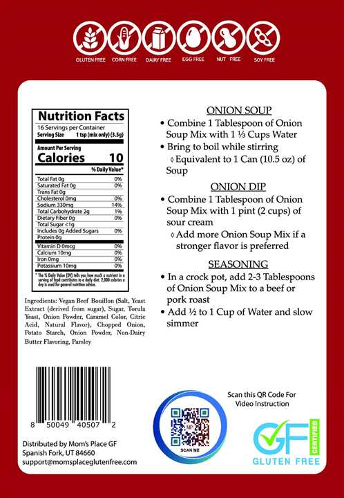 Onion Soup Mix GF - Market 12