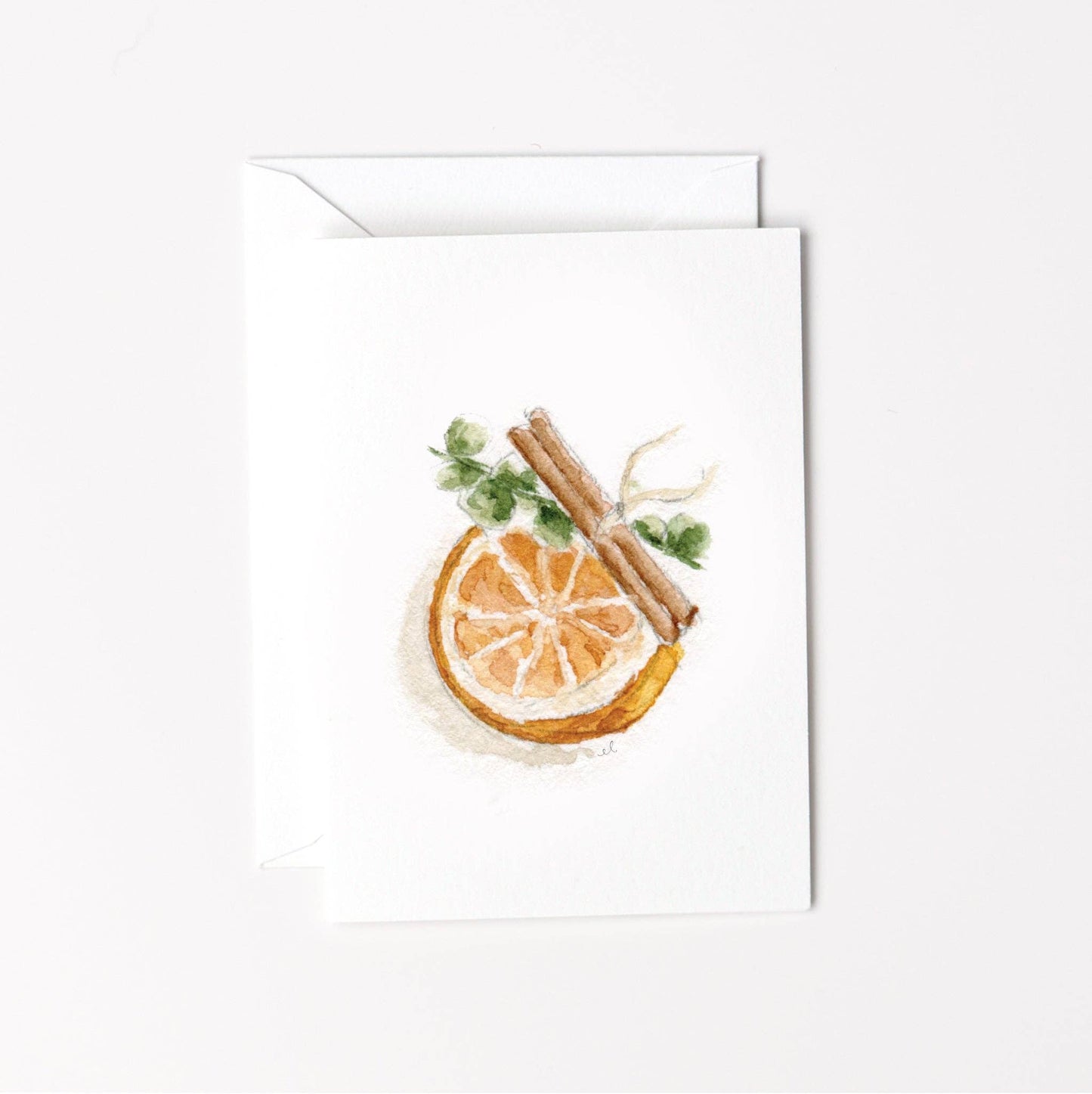 Orange spice mini notecard - Market 12
