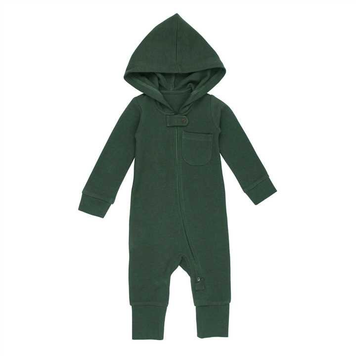 Organic Thermal Zipper Romper - Market 12