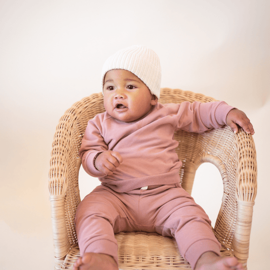 Sweatshirt + Jogger Matching Set | Brick: 12-18m