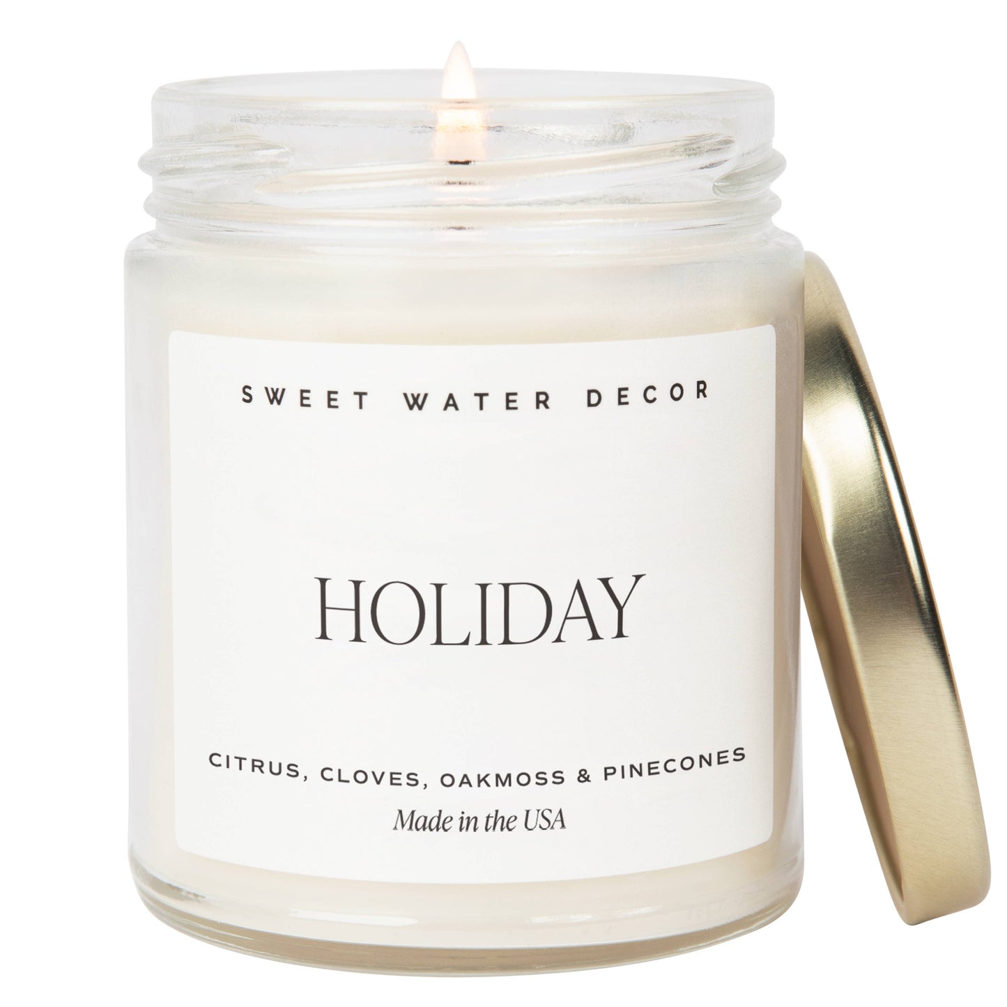 Holiday 9 oz Soy Candle - Christmas Home Decor