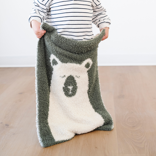Bear Double-Layer Bamboni® Mini Blanket