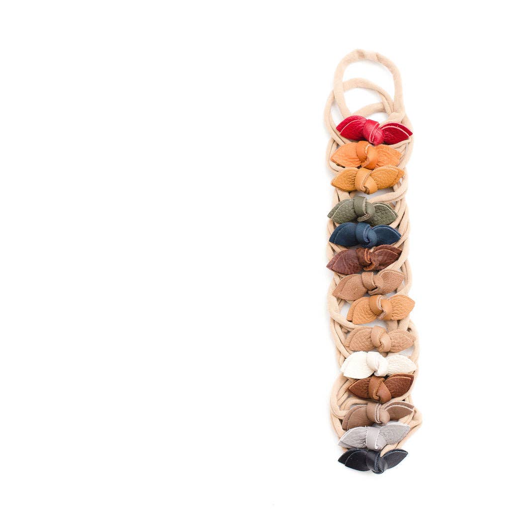 Oat Knotted Bow Headband