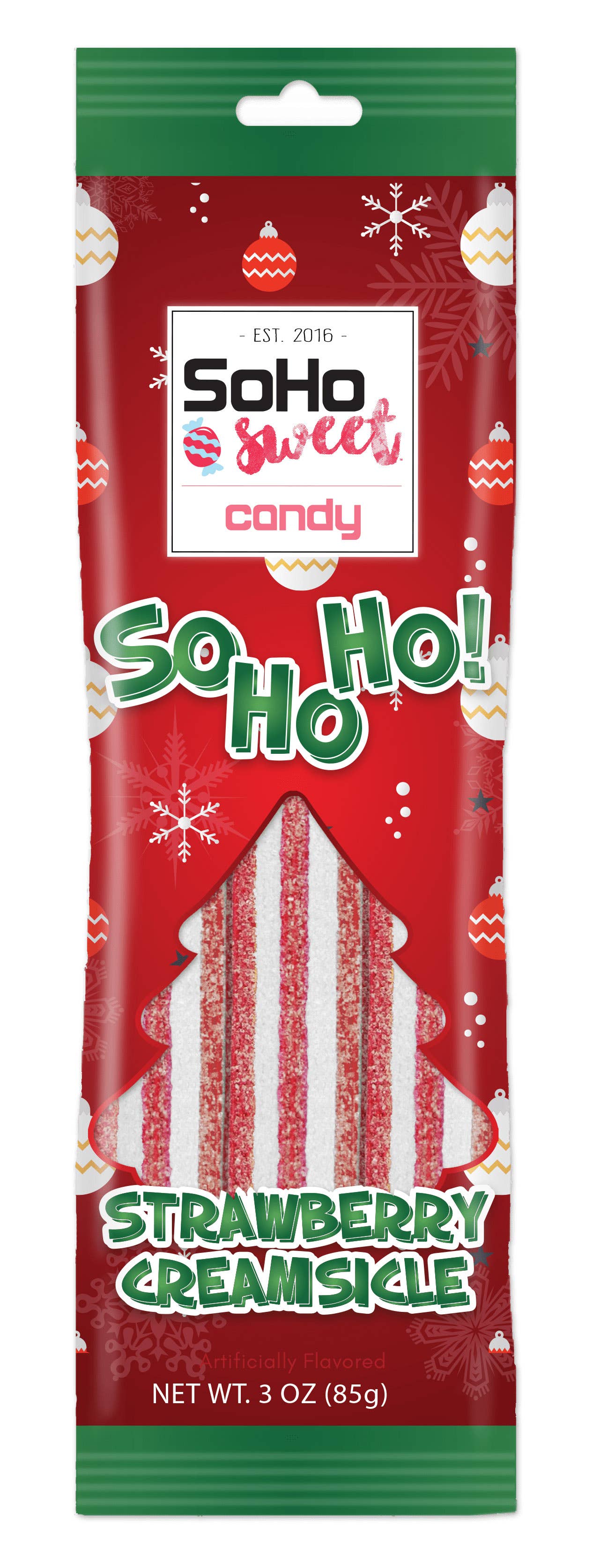 SoHo Christmas Belts | Strawberry Creamsicle