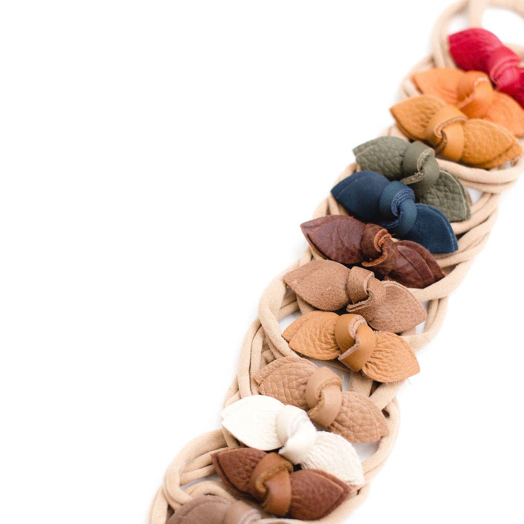 Oat Knotted Bow Headband