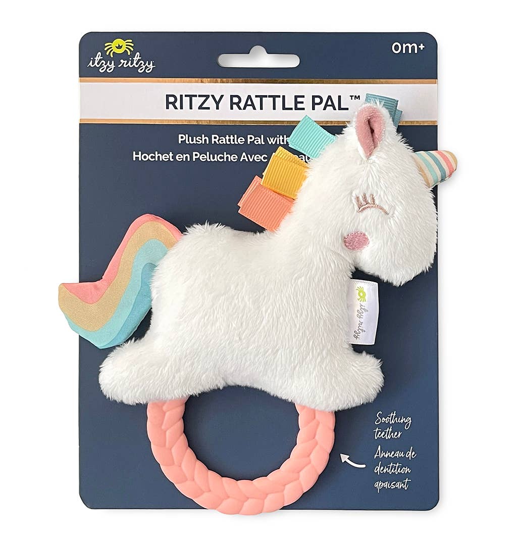 Sloth Ritzy Rattle Pal™ Plush Rattle Pal with Teether: Sloth