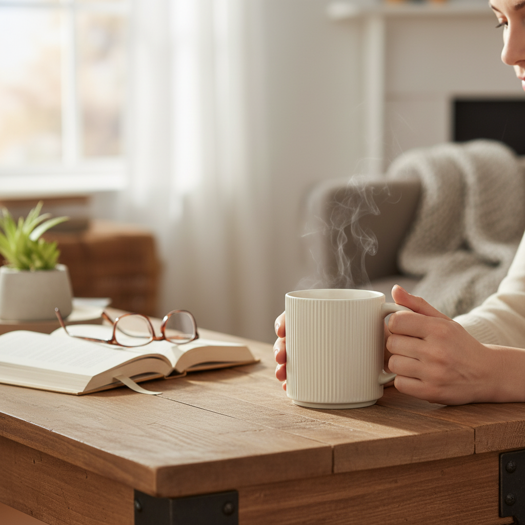 Vikko - Grove, Mug, Bone White