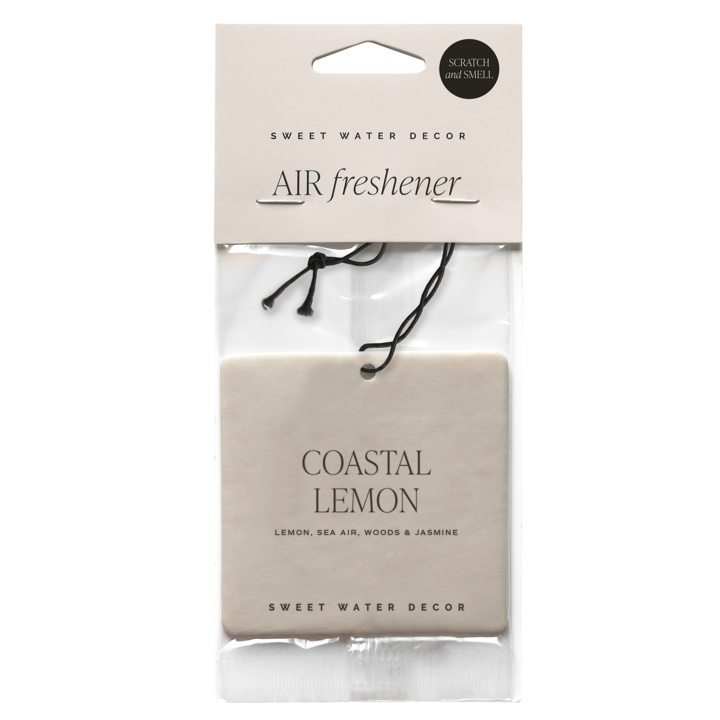 Coastal Lemon Hanging Air Freshener - Gifts