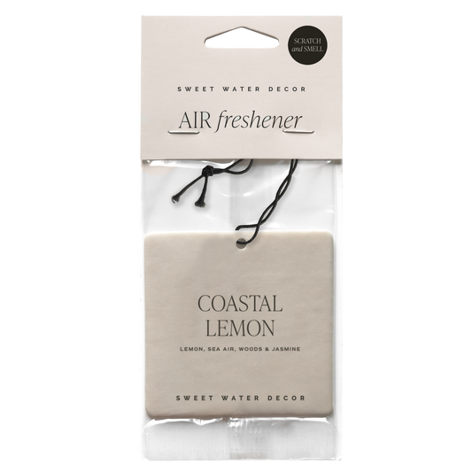 Coastal Lemon Hanging Air Freshener - Gifts