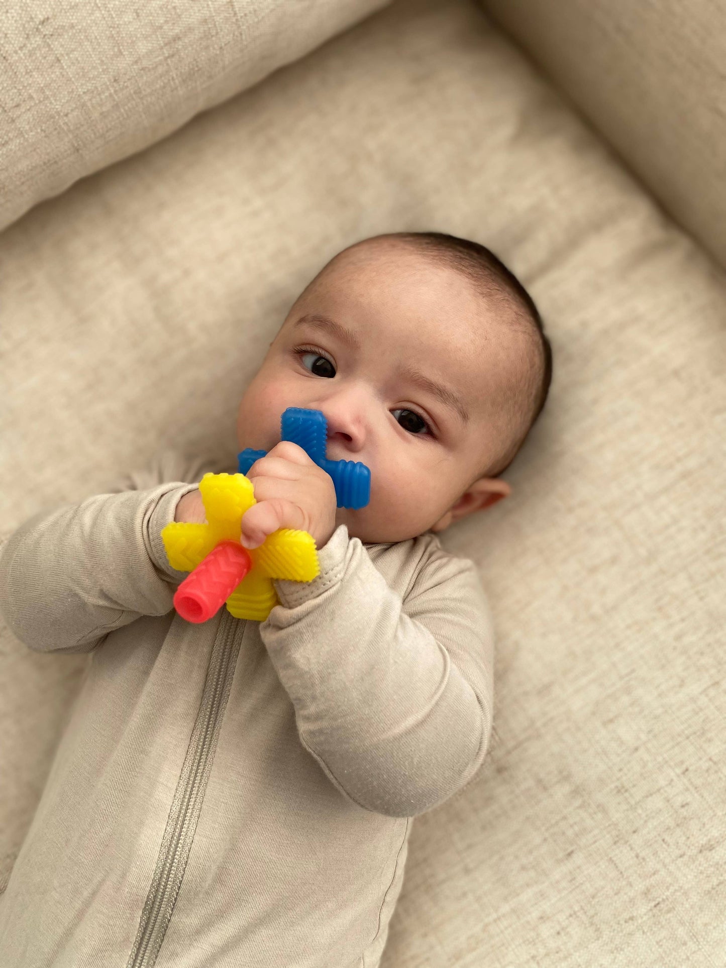 Teensy Tubes™: Rainbow Baby Teether