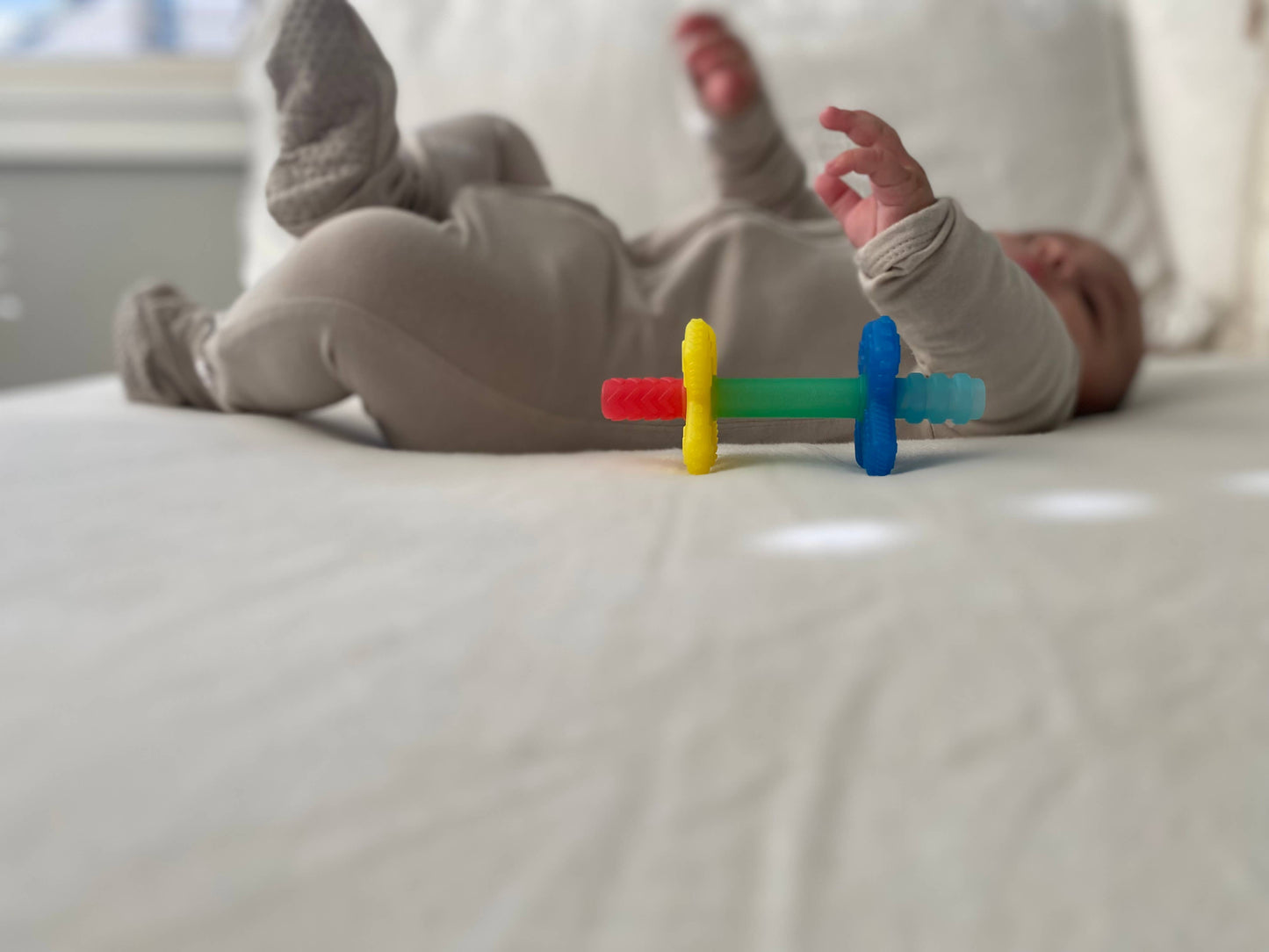 Teensy Tubes™: Rainbow Baby Teether