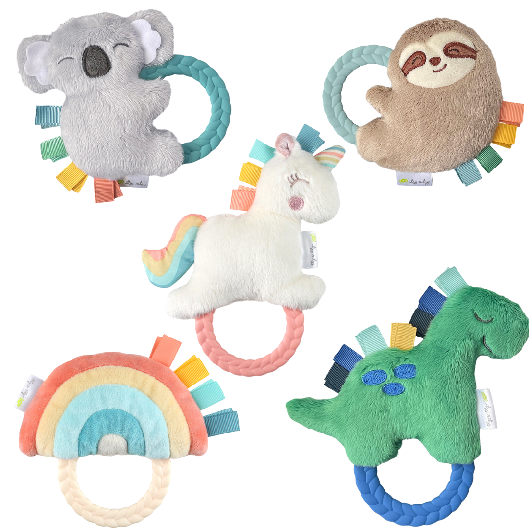 Sloth Ritzy Rattle Pal™ Plush Rattle Pal with Teether: Sloth