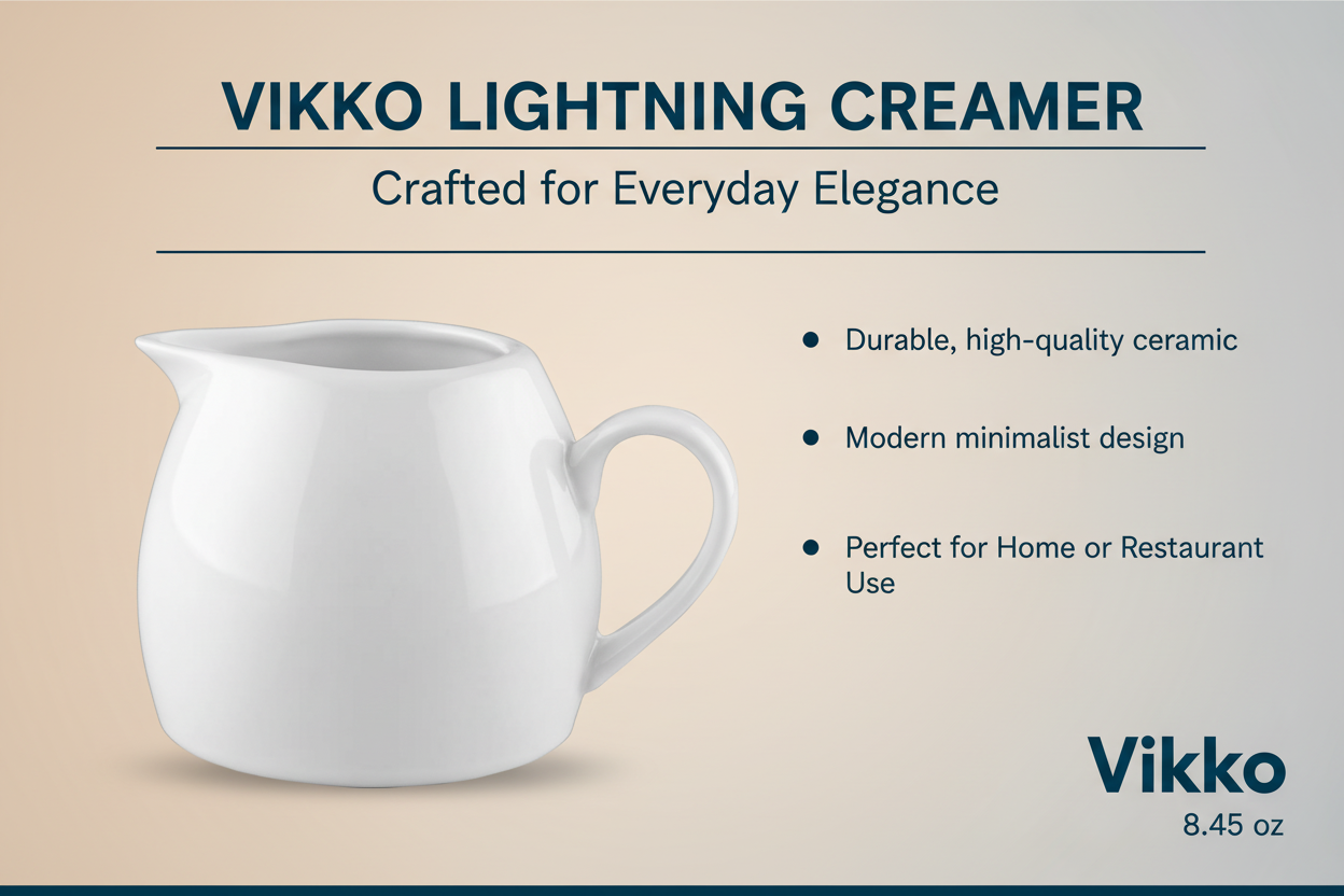 Vikko - Lightning, Creamer, 8.45 oz