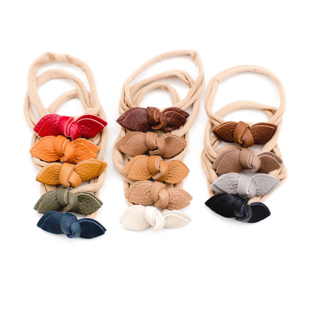 Oat Knotted Bow Headband