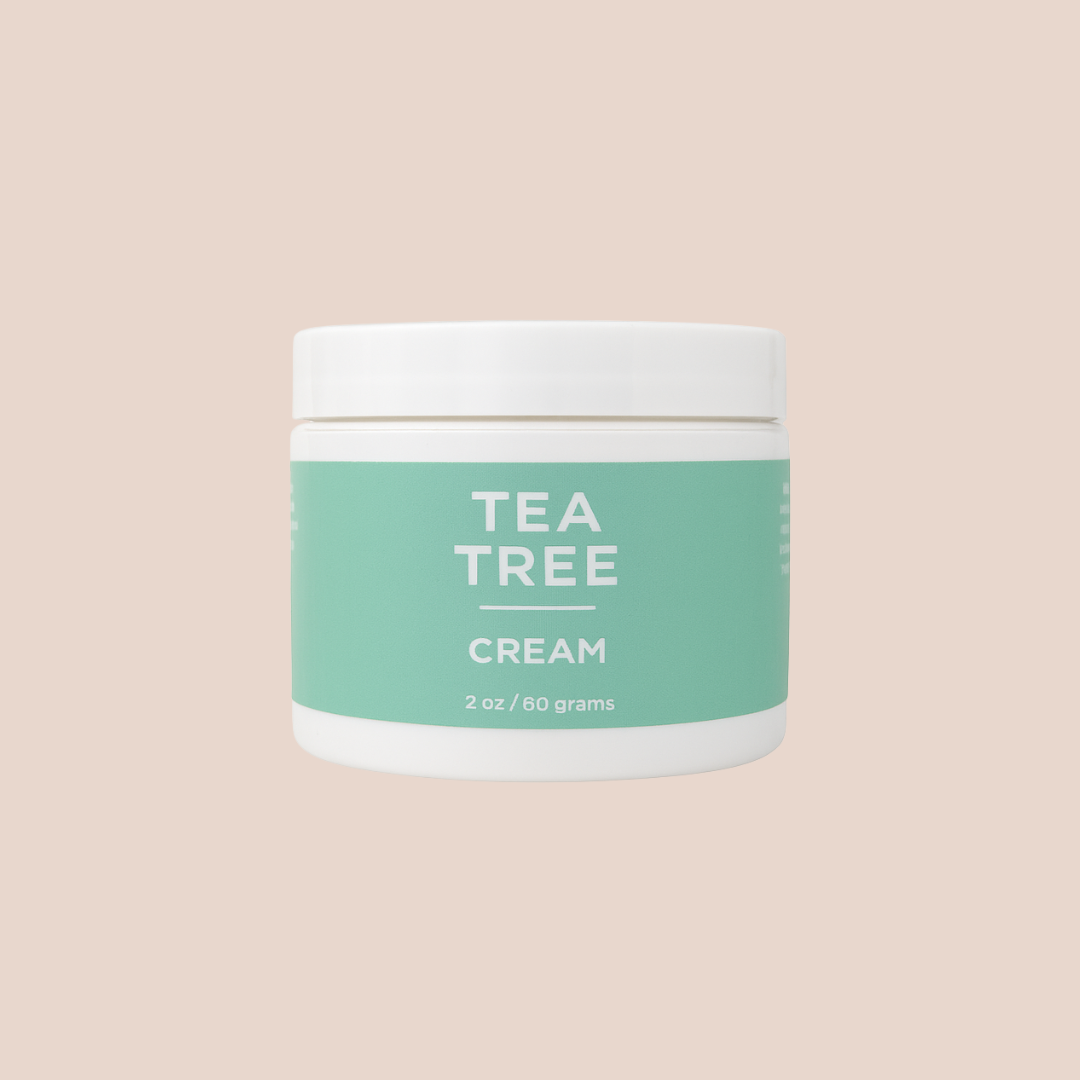2oz Tea Tree Organic Cream - fungal + candida: 2oz