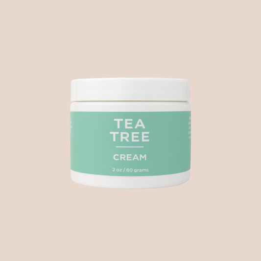 2oz Tea Tree Organic Cream - fungal + candida: 2oz