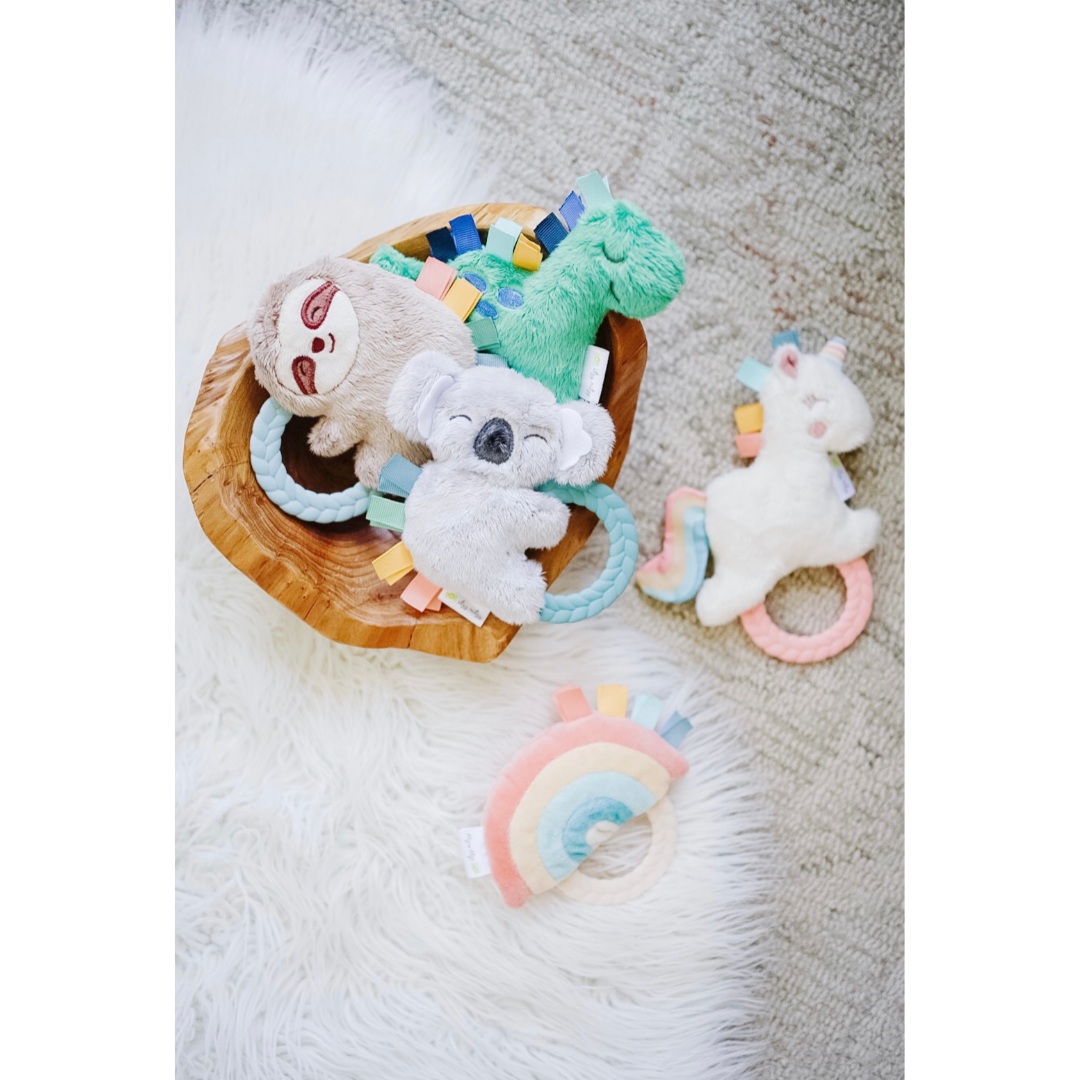 Sloth Ritzy Rattle Pal™ Plush Rattle Pal with Teether: Sloth