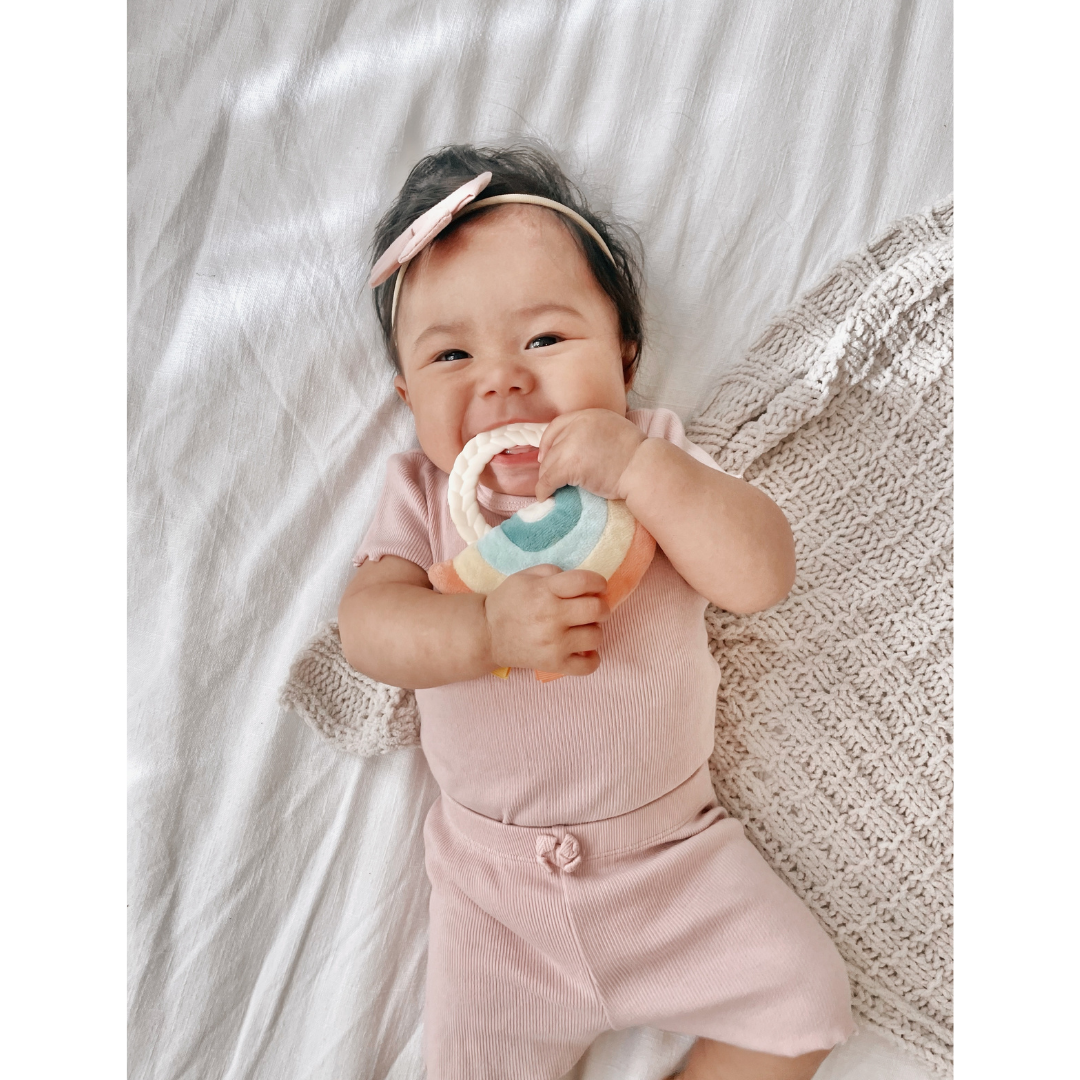 Sloth Ritzy Rattle Pal™ Plush Rattle Pal with Teether: Sloth