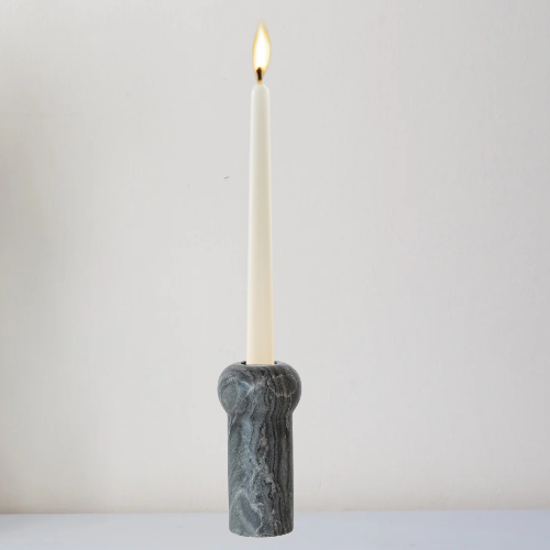 Marble Taper Holder, 2 Colors