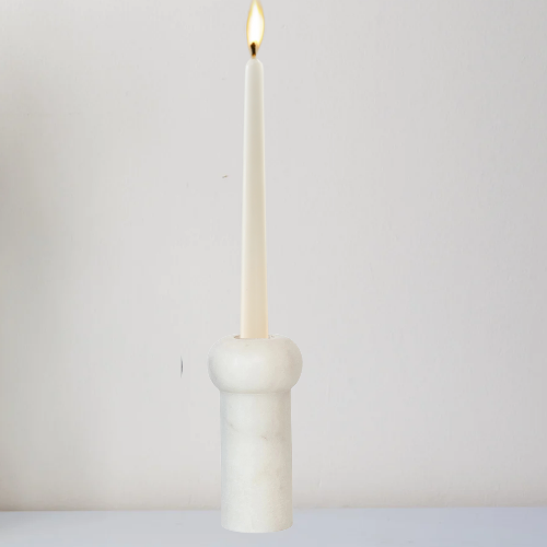 Marble Taper Holder, 2 Colors